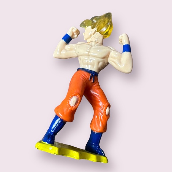 Vintage 2002 Burger King Dragon Ball Z Goku Small Toy Action Figure Cake Topper - Picture 4 of 6